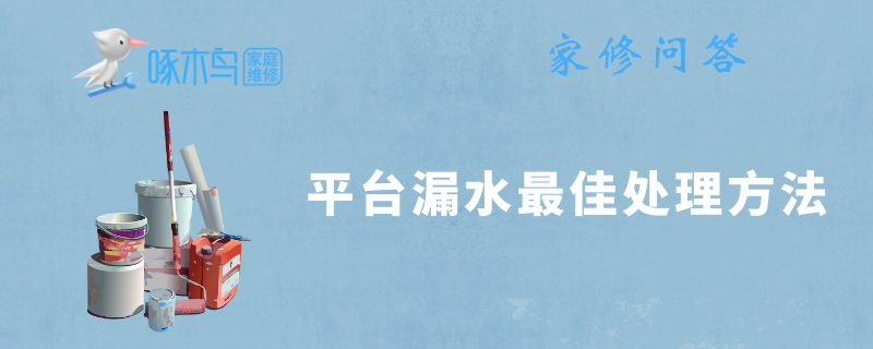 平台漏水最佳处理方法