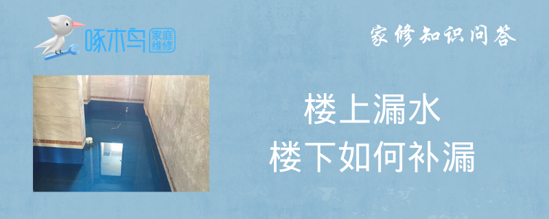 楼上漏水楼下如何补漏？