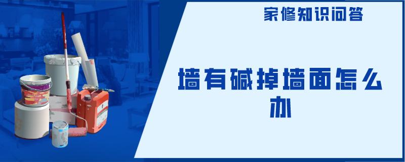 墙有碱掉墙面怎么办 墙有碱掉墙面怎么办